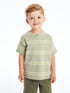 LC Waikiki Crew Neck Short Sleeve Striped T-Shirt